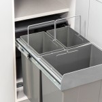 40L 引き出し式アンダーカビネットキッチンゴミ箱、400mmに適合